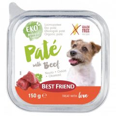 Best Friend luomupatee koiralle 150 g
