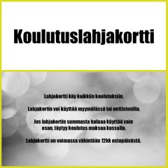 Koulutuslahjakortti