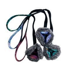 Villadog Namipommi vetoremmillä harmaa 