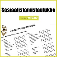 Sosiaalistamistaulukko