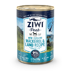 ZiwiPeak Makrilli ja lammas 390 g 