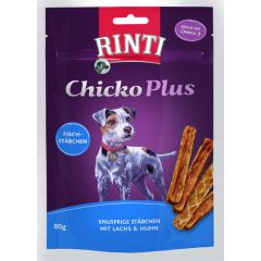 Chicko Plus lohikanaliuskat on tuotettu tuoreesta kanasta ja lohesta. Sisältää paljon terveellistä Omega-3 rasvahappoja.
