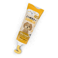 Yummeez Squeezie juusto makutahna tuubissa 75 g viljaton koiranherkku palkitsemiseen ja nuolumatolle